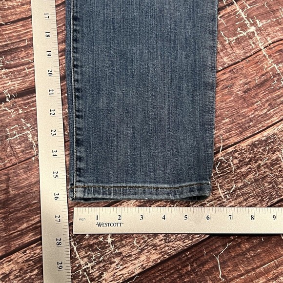 Joes Women Easy Crop Rita Slouchy Blue Wash Denim Stretch Jeans Sz 32X26 (36X26) - Picture 12 of 14